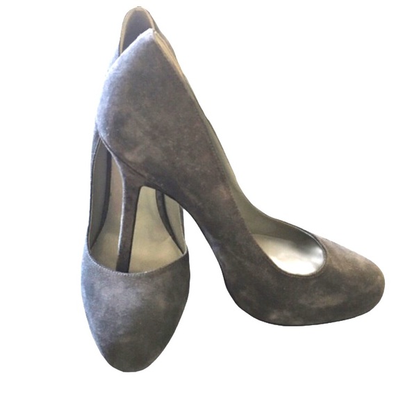 Sergio Rossi Gray Suede Heel
